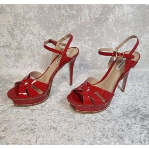 Steve Madden Red Strappy Heels